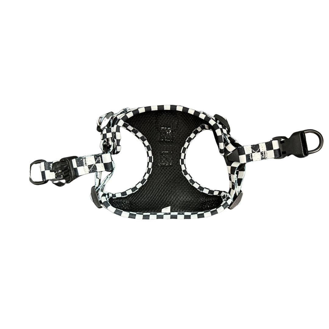 WALKIES Step-In Harness - Race Me Black