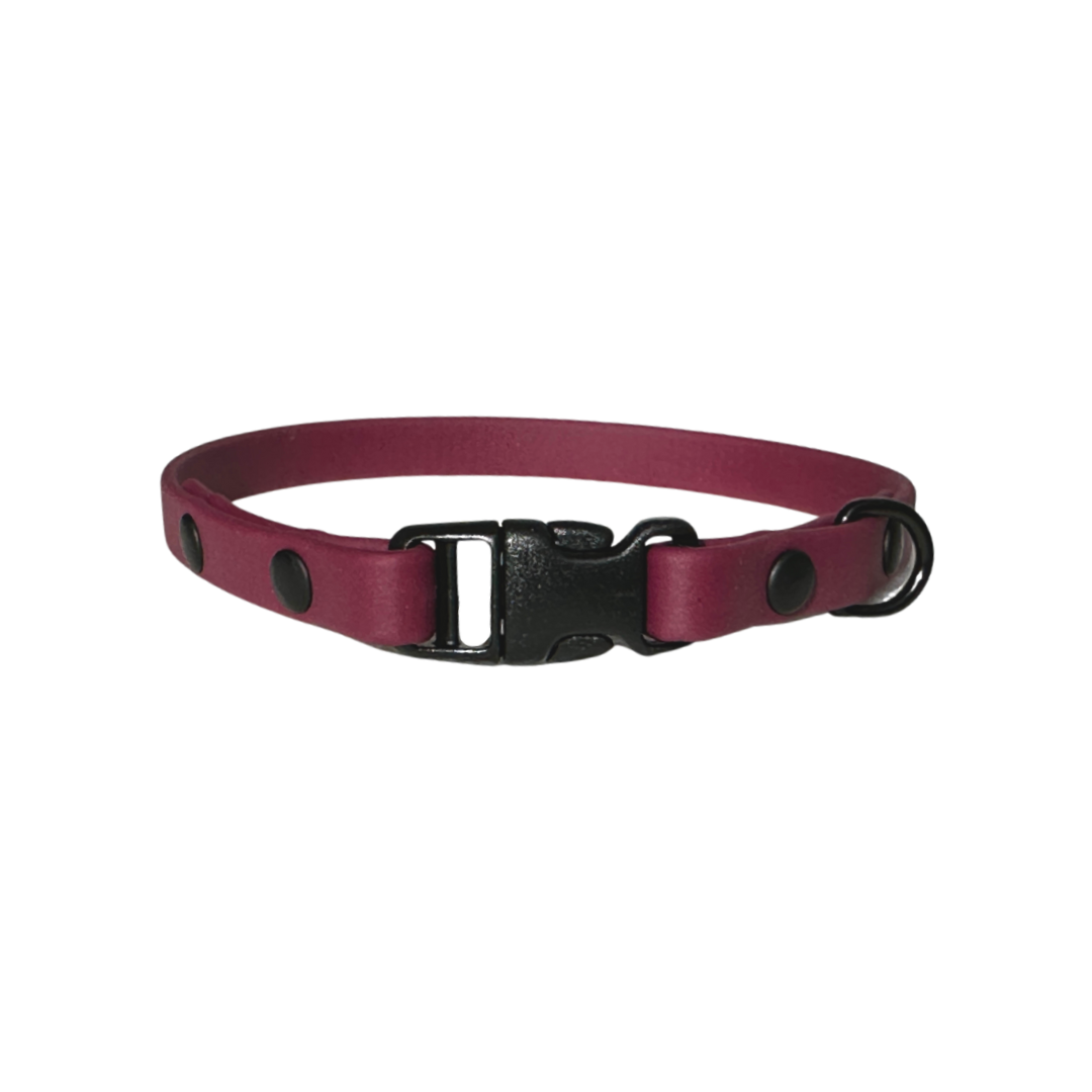 BioThane collar 3/8" wine