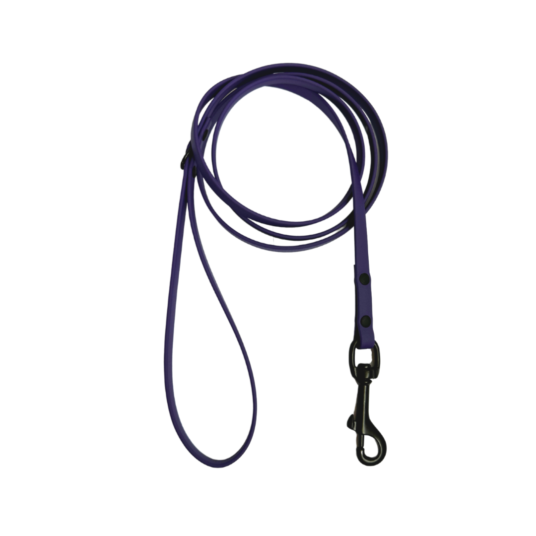 Biothane leash 3/8 neon violet