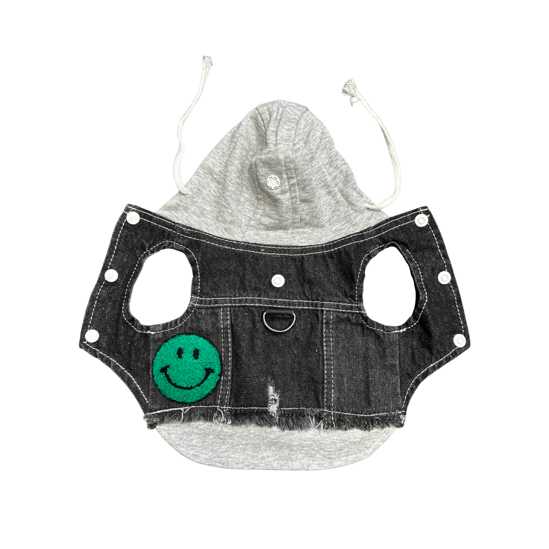 DOG BABY Plain Battle Vest w/ D Ring Black/Grey/Green