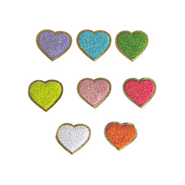 Chenille Heart Patch