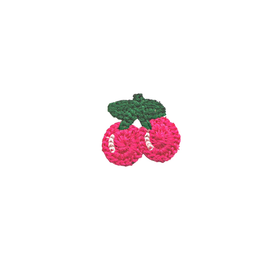 Crochet Cherries Patch