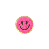 happy face 2 patch for denim dog vests