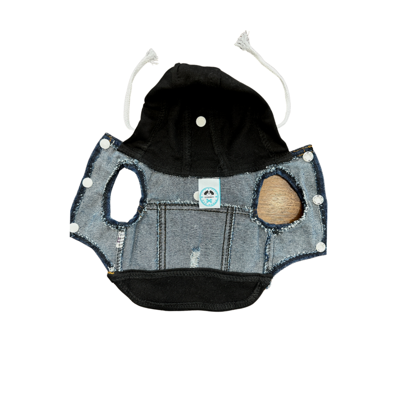 battle vest for dogs customized blue/black