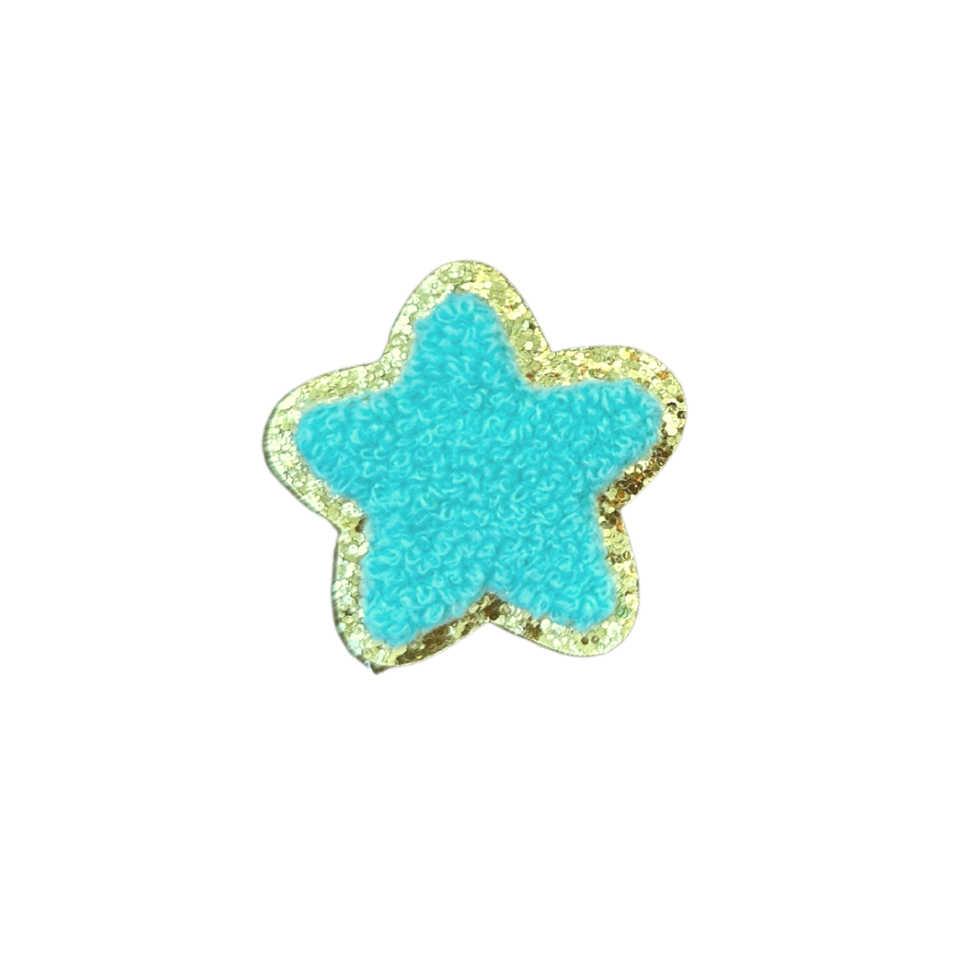 chenille star patch for denim dog vests