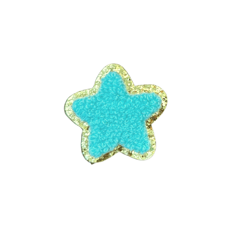 chenille star patch for denim dog vests