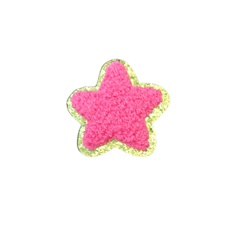 chenille star patch for denim dog vests