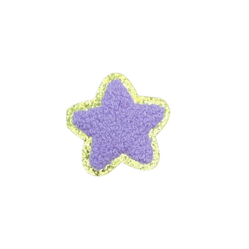 chenille star patch for denim dog vests