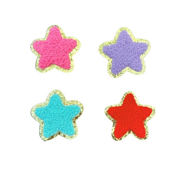 chenille star patch for denim dog vests