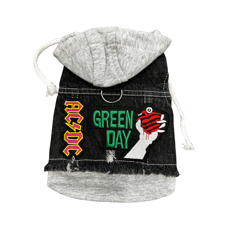 Green Day Hooded Vest for Dogs - s