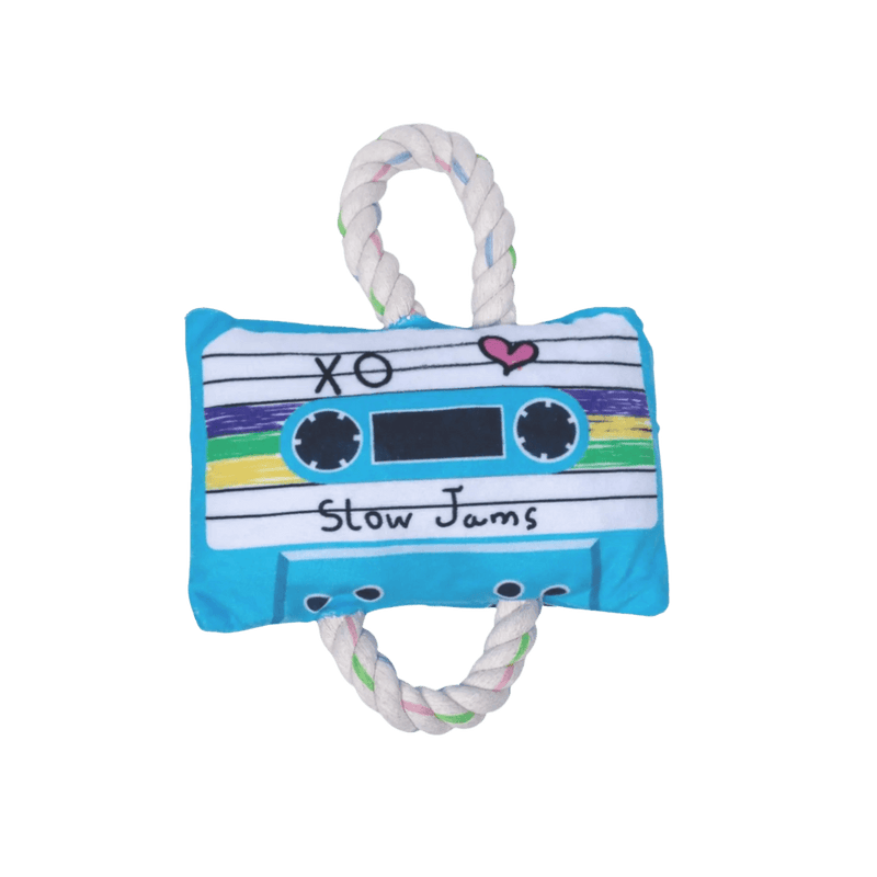 Slow Jams Cassette Crinkle & Squeaky Toy - DOG BABY™
