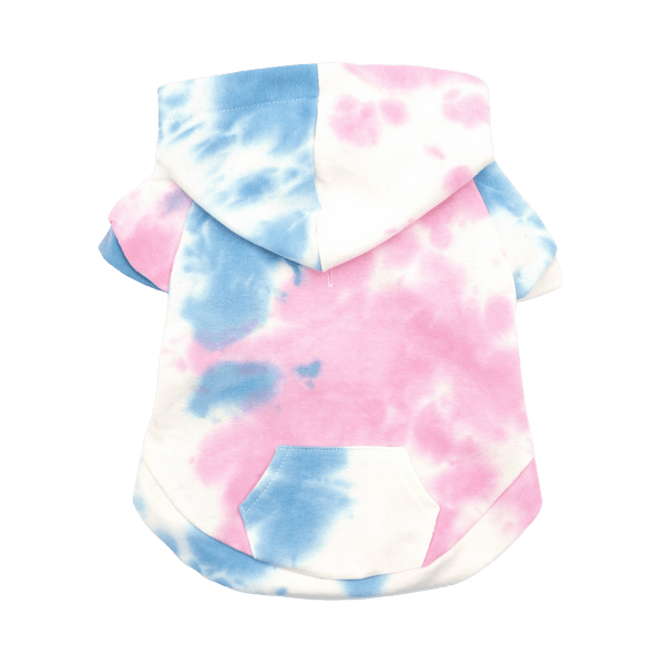 Tie Dye Hoodie - Pink/Blue - DOG BABY™