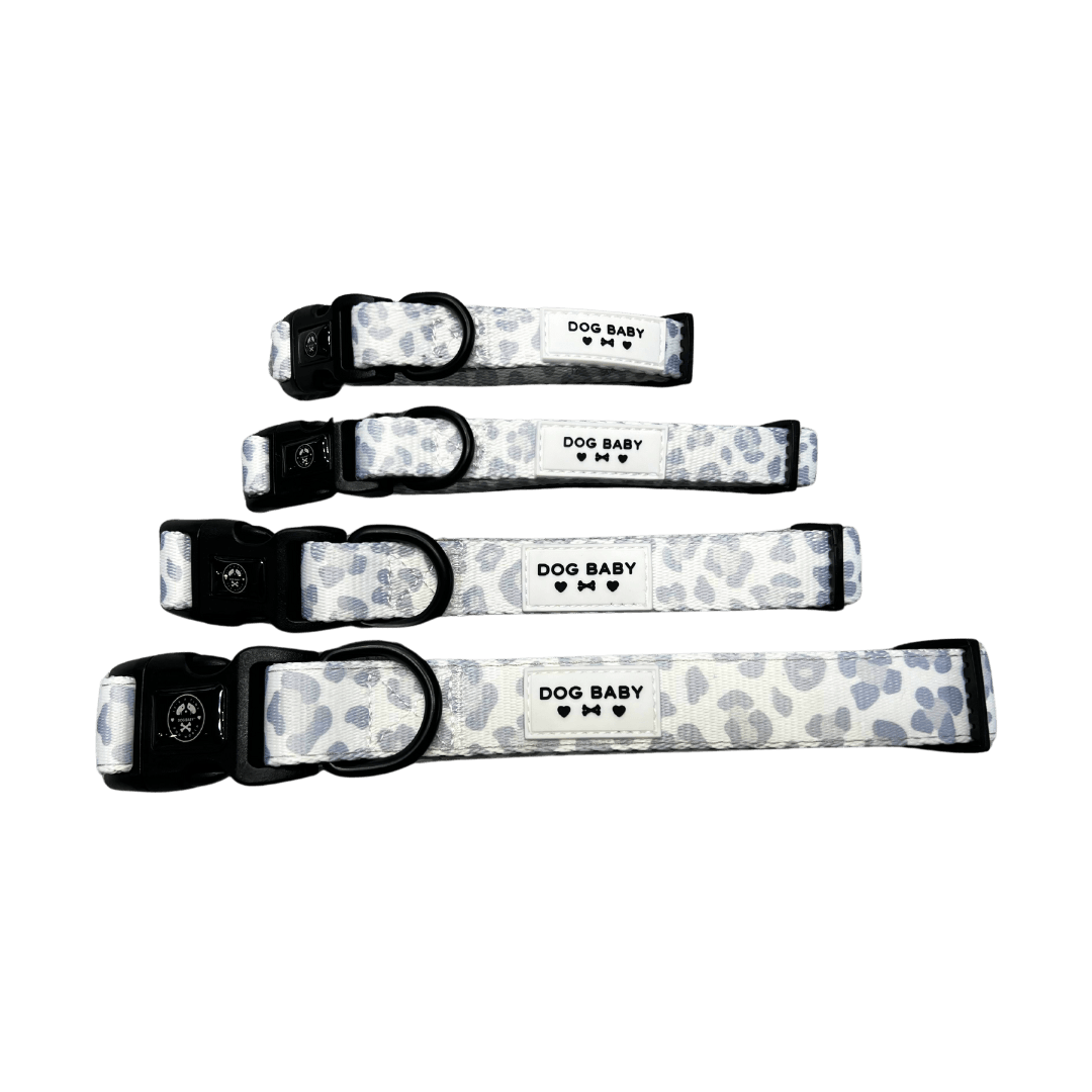 WALKIES Comfort Collar - Baby Snow Leopard - DOG BABY™