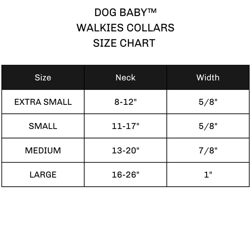 WALKIES Comfort Collar - Race Me - DOG BABY™